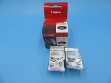LOT of 2 Genuine CANON BCI-10 BLACK Ink Cartridge BJ-30 BJC-50 BJC-80 EXPIRED picture