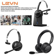 LEVN Bluetooth Headset With Noise Canceling Microphone 65 Hours Woktime For Work picture