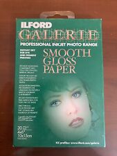 ILFORD GALERIE Inkjet Photo Range 4X6 Smooth Gloss Paper Professional, 30 Sheets picture