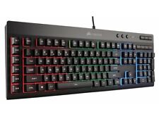 Corsair K55 RGB CH-9206015NA Backlit LED lights Wired Gaming Keyboard CHERRY MX picture