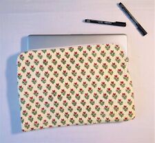 Beautiful Laptop Bag, Hand Block Print Quilted Cotton Floral Print Laptop Bag. picture