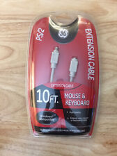 PS/2 Mouse & Keyboard 10 ft. Extension Cable General Electric GE BRAND NEW picture