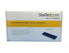 StarTech USB3DDOCKFT KVM Docking Station for 2 Laptops Share K/M Files USB 3.0 picture