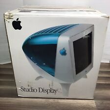 Vintage 1999 Apple Studio Display 17” Blue Gray WITH BOX  *READ DESCRIPTION* picture