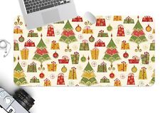 3D Snowflake Gift Tree 33 Christmas Non-slip Office Desk Mat Keyboard Pad Game Z picture