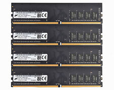Micron 4x8GB 1RX8 PC4-2666V DDR4 21300Mhz 288Pin UDIMM Desktop Memory RAM‘ . picture