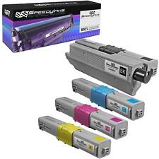 4 Pack New Compatible OKI 44469801/44469703/44469702/44469701 Toner Cartridge picture