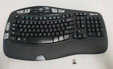 Logitech K350 Black Wave Wireless Keyboard w/Unifying USB Receiver Dongle  picture