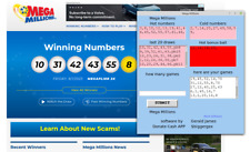 Mega Million Lottery Numbers software DVD for Windows 7 & 8 & 10 picture