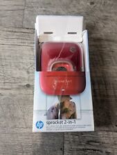 HP Sprocket RED 2 in 1 Photo Printer And Camera-2×3 Photos picture