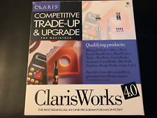 ClarisWorks Version 4.0  with OEM Disks, User's Guide, License, Papers, & More picture