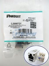 Panduit CJS688TGY Cat6 Shielded Mini-Com Jack ~STSI picture