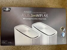 ASUS ZenWiFi XT8 AX6600 Tri-Band Mesh Wi-Fi 6 Router - White (Set of 2) picture