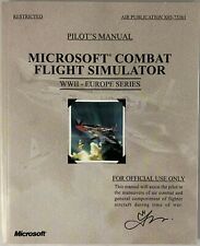 Microsoft Combat Flight Simulator WWII Europe Series Pilot's MANUAL ONLY 1998 picture