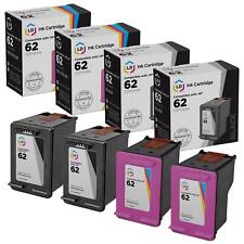 Remanufactured Ink Replacements for HP 62 (2 Blk, 2 Color, 4-Pk) picture