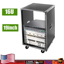 16U Server Rack Open Frame Rolling Network Data Rack 19 inch With Casters 4 Post picture