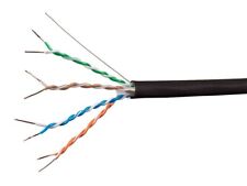 Monoprice  Cat6A Ethernet Bulk Cable - 1000 feet - Black | Solid, 550Mhz, UTP picture