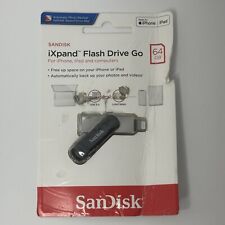 SanDisk 64G iXpand GO OTG Flash Drive iPhone / iPad Dual Drive USB-A & Lightning picture