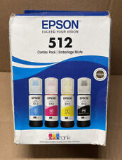 Epson 512 4PK Ink Cyan, Magenta, Yellow, Black T512520 Exp 02/25 New in Box picture