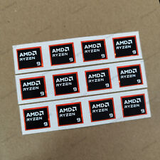 AMD RYZEN 9 STICKER 17MM X 20MM 2024 VERSION Genuine & New ( 12 PCS per lot ) picture