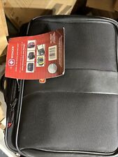 Swiss Wenger PATRIOT Black Wheeled Computer Laptop Case - Fits 15.4