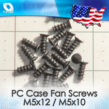 PC Case Fan Screw Assortment M5x12 M5x10 M5x8mm Black Computer Case Fan Screws picture