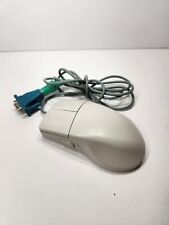 Vintage Unmarked A4 Tech NWW-9 Ball Mouse - 3 Button - Includes Serial Adapter picture