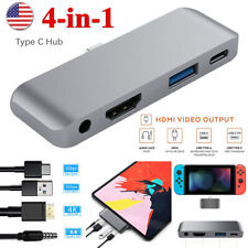 4 in 1 USB3.0 Type-C Hub to HDMI 4K Adapter Charging Dongle for iPad Pro 11/12.9 picture