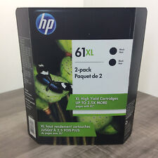 HP 61XL Black Ink Cartridges 2-Pack C2P81 BN Exp. June 2021 New picture
