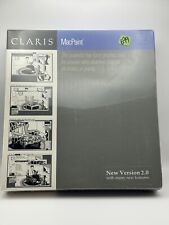 1987 Claris MacPaint 2.0 Sealed Vintage Macintosh Computer Software New picture