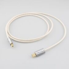 VIBORG Hi-End OCC Silver Plated USB Audio Data Cable USB A-B Type A to Type B picture