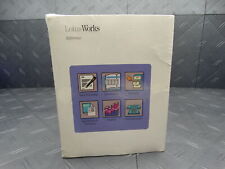 Lotus Works Vintage Software 3.5in Disks Original Seal 1990 Mainframe Collection picture