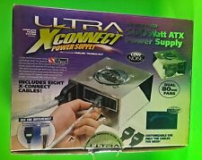 Ultra X Connect Power Supply 500 Watt ATX Vintage Computer UV Cables CIB  picture