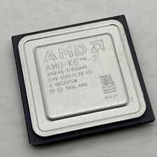 Rare AMD K6-2 450 AHX 450MHz 2.4v core 3.3V Socket 7 CPU 1998 Vintage K6-II picture