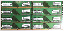 Lot 8x 4GB (32GB) Kingston HP24D4U7S1MBP-4  PC4-19200 DIMM Desktop RAM picture