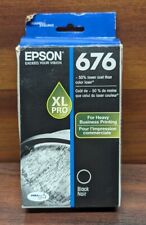 Genuine Epson 676 XL Pro Black Ink Cartridge T676XL120 Exp. 08/2017 picture