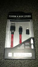OHIO STATE BUCKEYES NCAA CHARGE & SYNC COMBO IPHONE IPAD ANDROID NEW LIGHTNING + picture