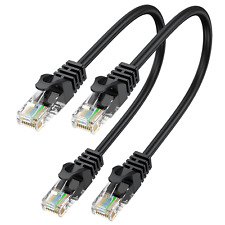 Cat6 Ethernet Cable 1FT 2-Pack, Short Patch Cable 1 Foot Cord (Cat 6 Cable, Inte picture