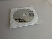 NEW UNOPENED microsoft WORKS AND MONEY 2004 CD picture