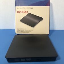 External DVD CD Drive with USB 3.0, Slim Portable Pop-Up External CD DVD-RW Play picture