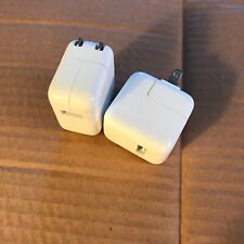 2 Genuine OEM Apple 10W USB Power adapter 5.1V 2.1A AC Wall charger A1357 iPhone picture