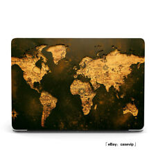Industrial Retro World Map Case For Macbook M2 M3 Air 15 13 Pro 16 14 11 12 inch picture