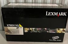 Genuine Lexmark X792 Yellow High Yield Toner Cartridge X792X1YG NEW SEALED picture