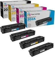 LD 4pk Comp Cartridge Fits for HP Toner 202A CF500A CF501A CF502A CF503A M254dw picture