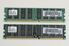 IBM 33L3303 38L4786 256MB DDR PC2100 DIMM MEMORY LOT OF QTY 2  picture