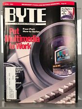 BYTE Magazine - April 1992 - 1 Issue picture