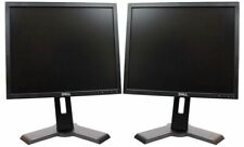 🔥Dual Dell UltraSharp 1707FP Black / Black 17-inch Gaming LCD Monitors W/USB 💯 picture