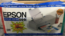 VINTAGE Epson Printer Stylus Color 500 White Laser Quality Window/Mac NWOB picture