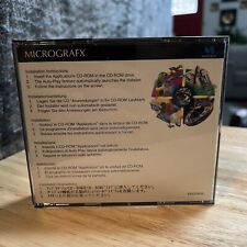 Vintage MICROGRAFX Graphics Suite: 4x Disc , Case - For Windows picture