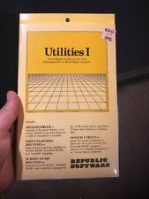 NOS Vintage TEXAS INSTRUMENTS TI-99/4A Utilities I Republic Software 5.25 Floppy picture